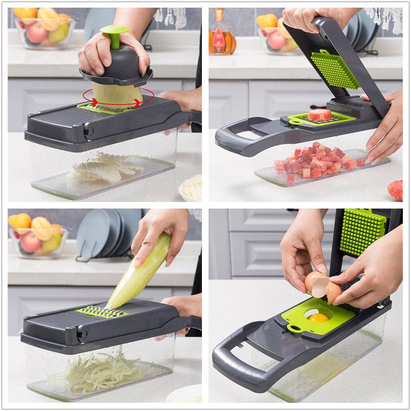 MULTIFUNCTION 12 in 1 VEGETABLE SLICER