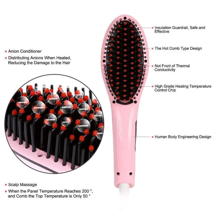 FABULA™ - FAST HAIR STRAIGHTENING BRUSH